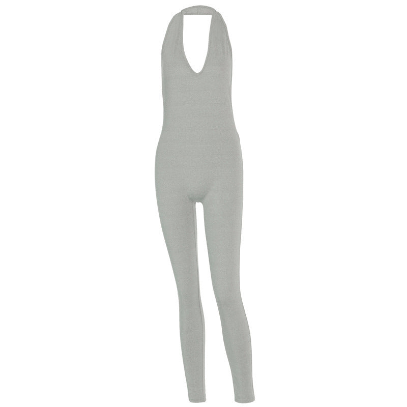 Women Skinny Sleeveless Jumpsuit