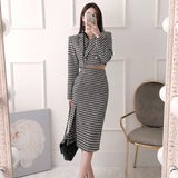 Slim Fit Hounds tooth Coat Women